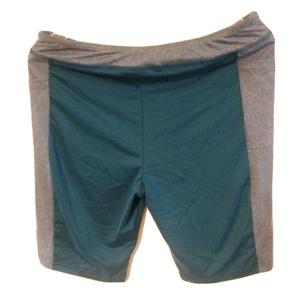 New PBX PRO Shorts Women's L Lg Large Hybrid Nylon Performance Green/Gray - Picture 1 of 9